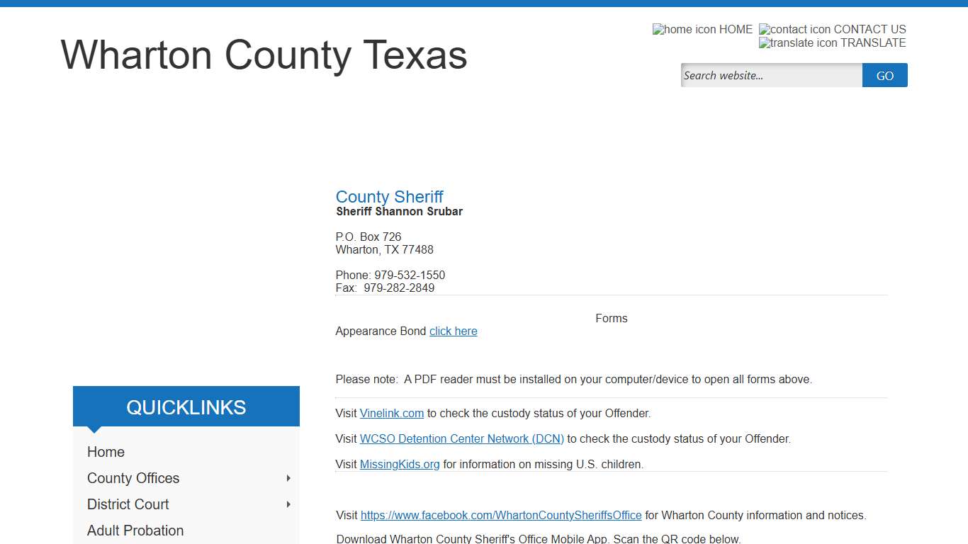 Wharton County, Texas