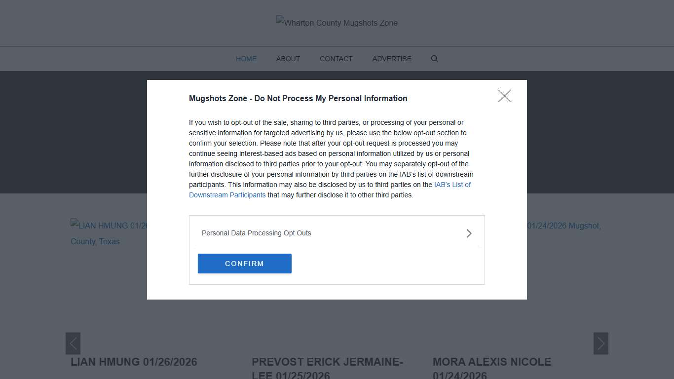 Wharton County Mugshots Zone